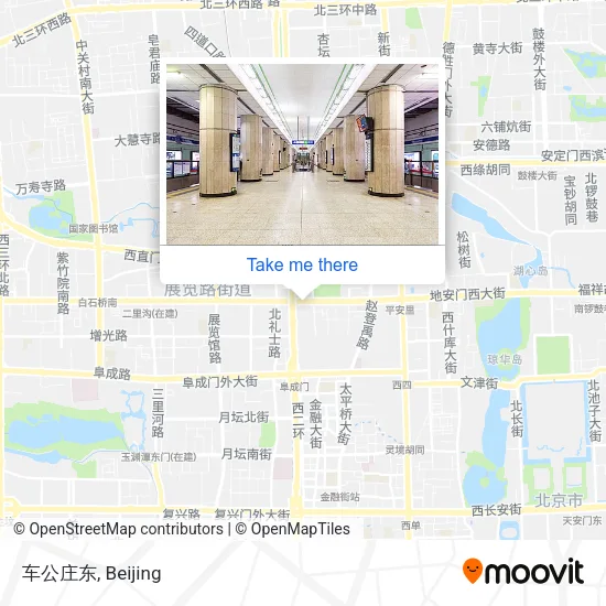 车公庄东 map
