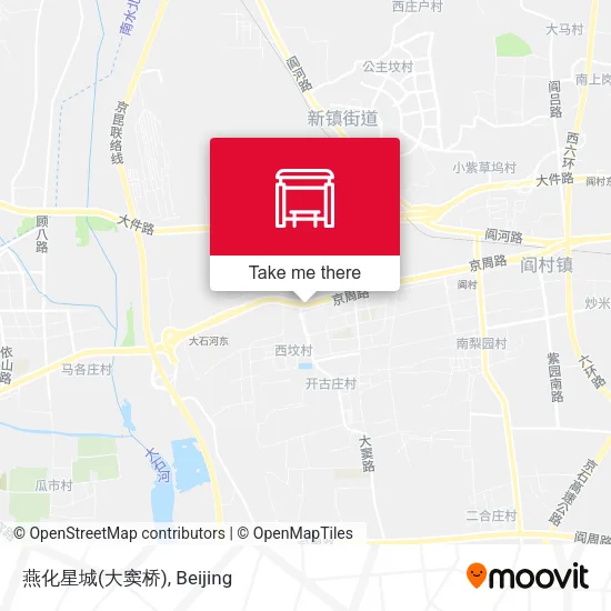 燕化星城(大窦桥) map