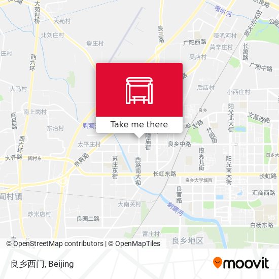 良乡西门 map