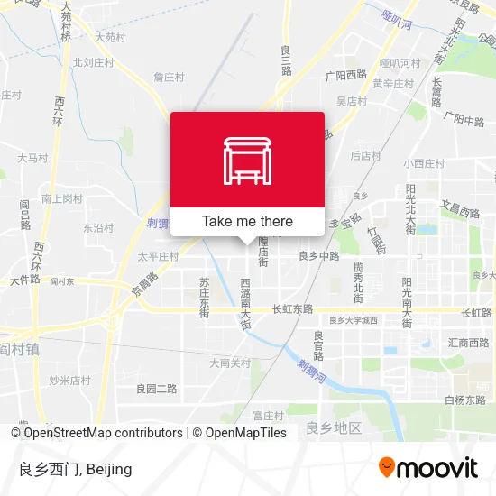 良乡西门 map