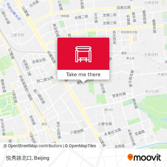 悦秀路北口 map