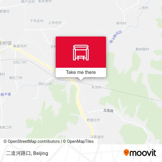 二道河路口 map