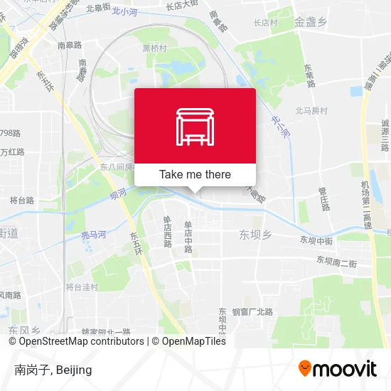 南岗子 map