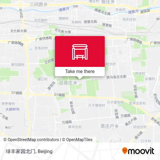 绿丰家园北门 map