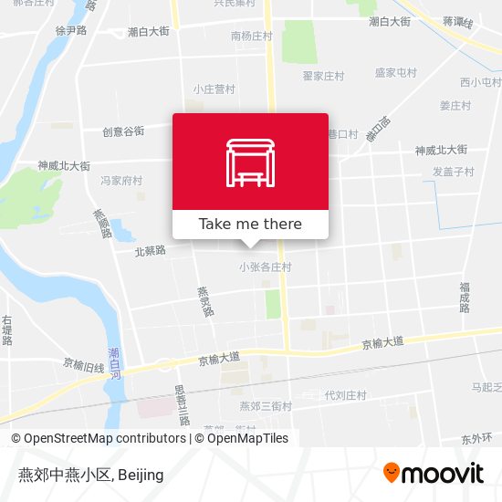 燕郊中燕小区 map