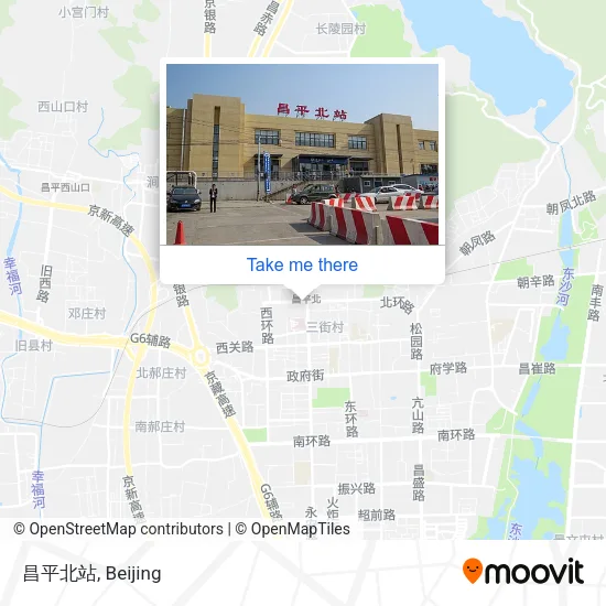 昌平北站 map