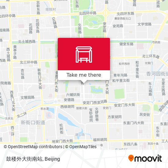 鼓楼外大街南站 map