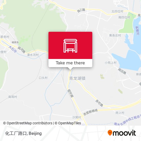 化工厂路口 map