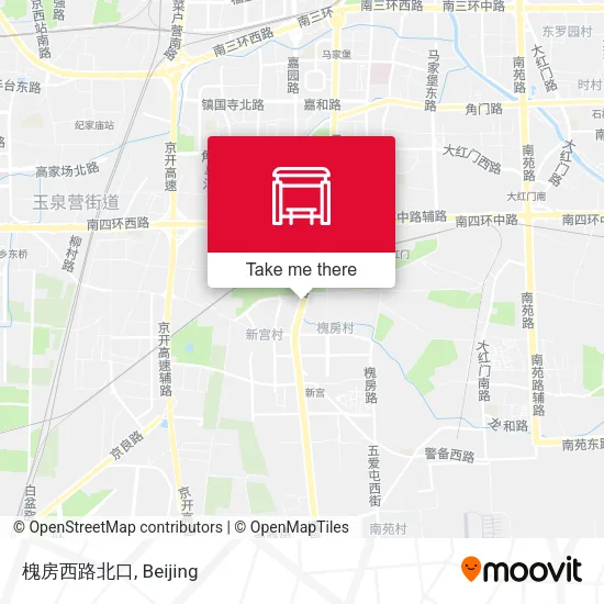槐房西路北口 map