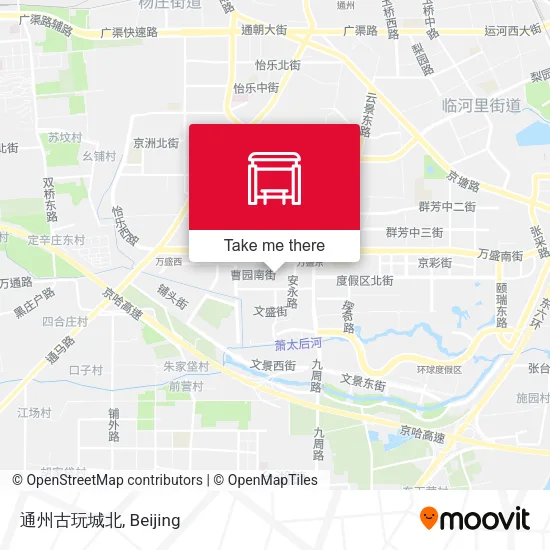 通州古玩城北 map