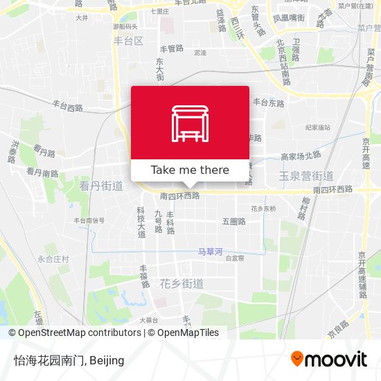 怡海花园南门 map