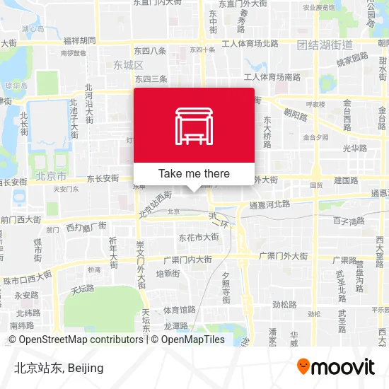 北京站东 map