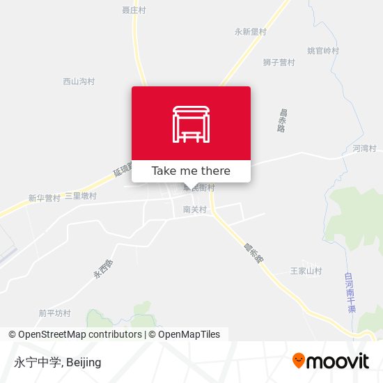 永宁中学 map