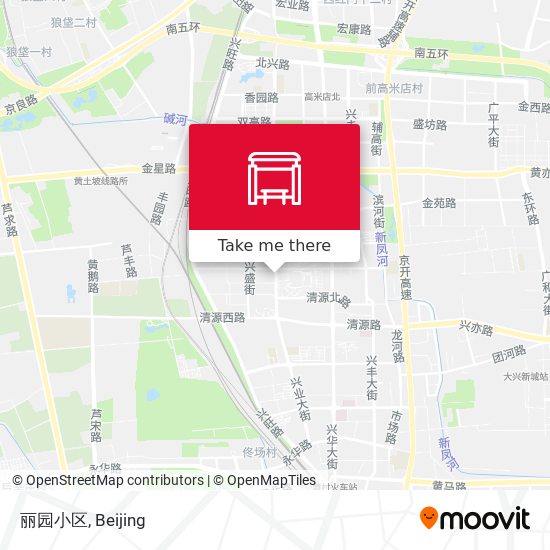 丽园小区 map