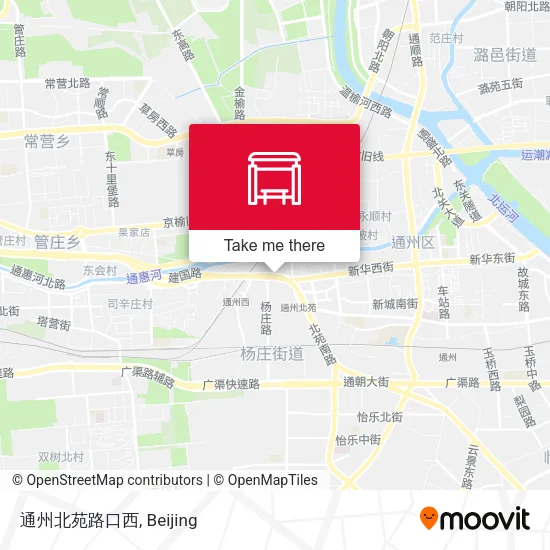 通州北苑路口西 map