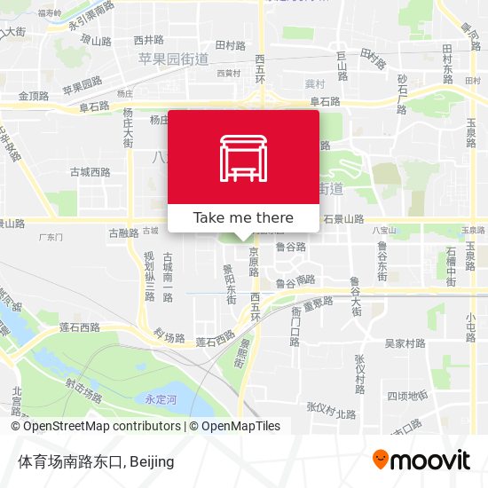 体育场南路东口 map