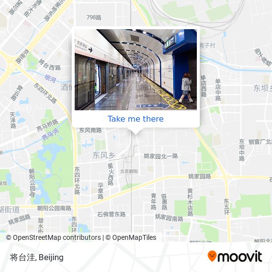 将台洼 map