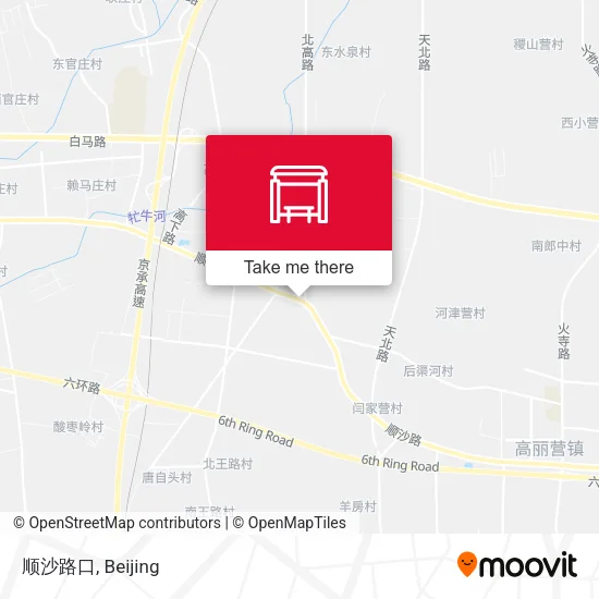 顺沙路口 map