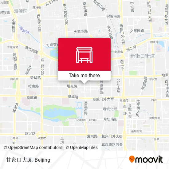 甘家口大厦 map