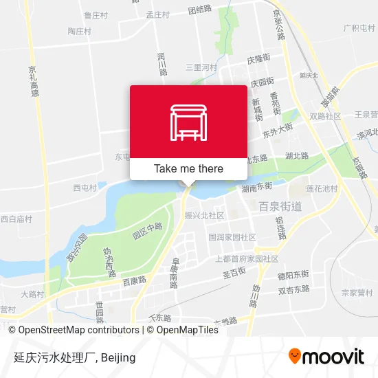 延庆污水处理厂 map