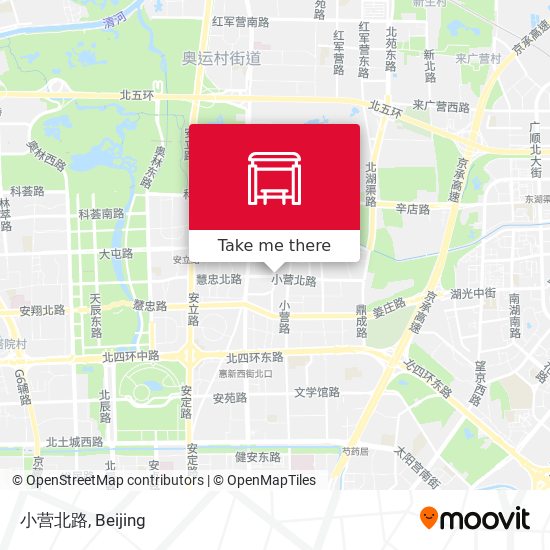 小营北路 map