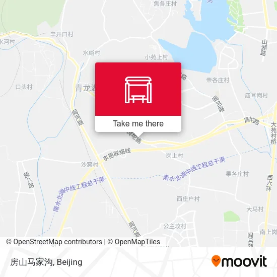 房山马家沟 map