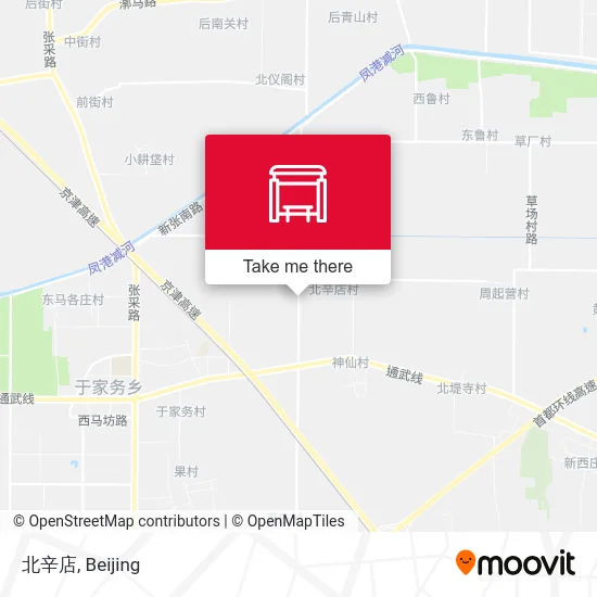 北辛店 map
