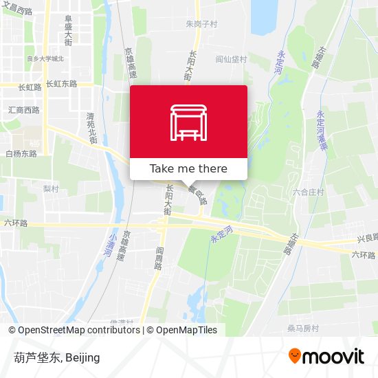 葫芦垡东 map