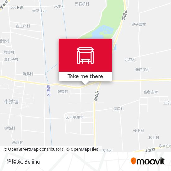 牌楼东 map