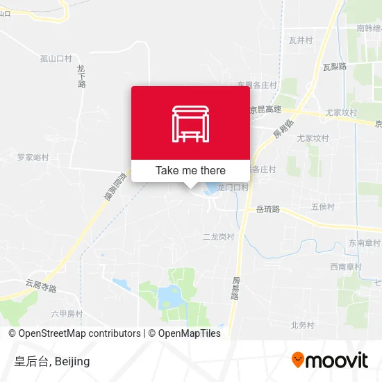 皇后台 map