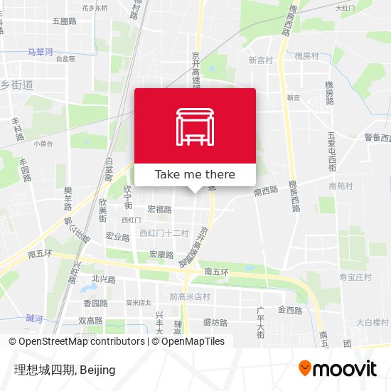 理想城四期 map