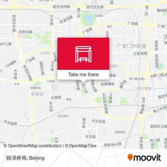 丽泽桥南 map