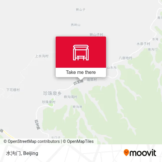 水沟门 map