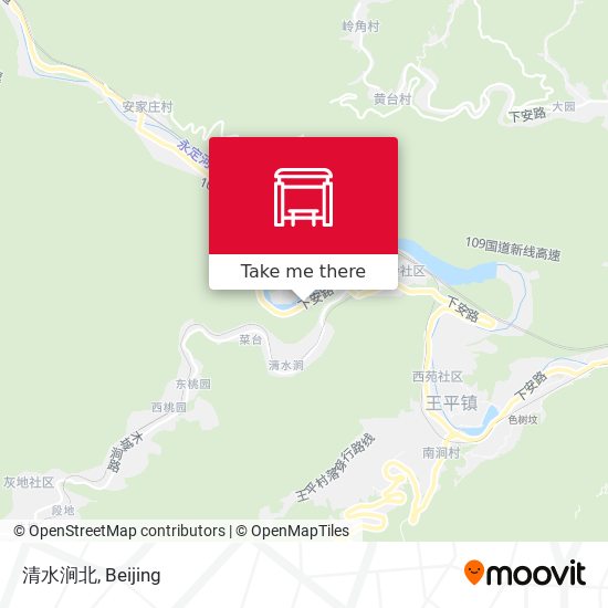 清水涧北 map