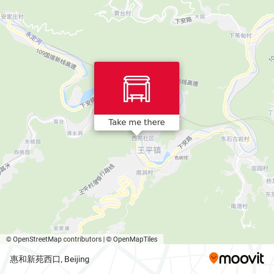 惠和新苑西口 map