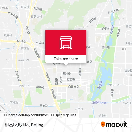 润杰经典小区 map