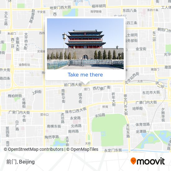 前门 map