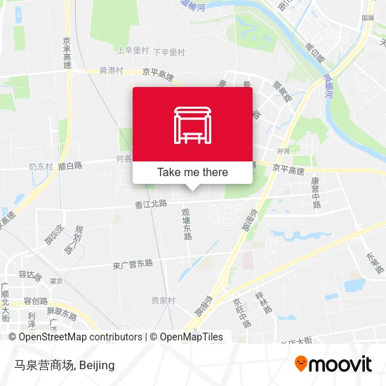 马泉营商场 map