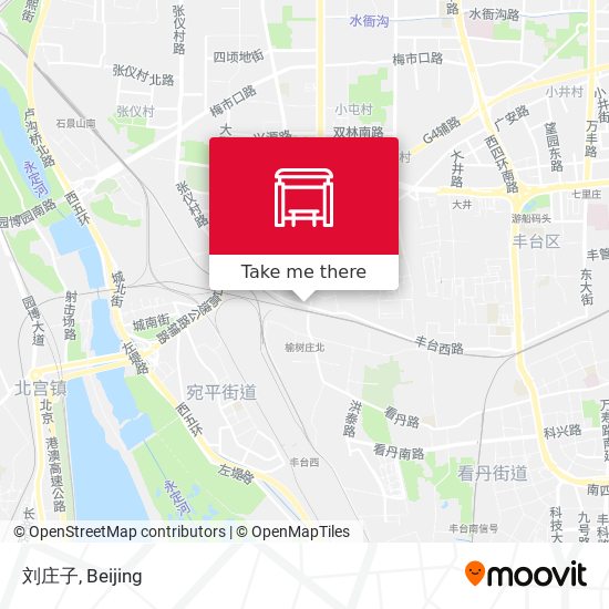 刘庄子 map