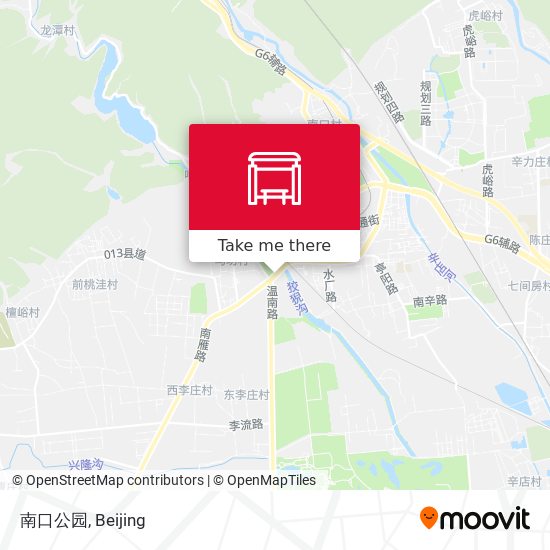 南口公园 map