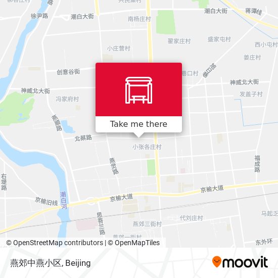 燕郊中燕小区 map