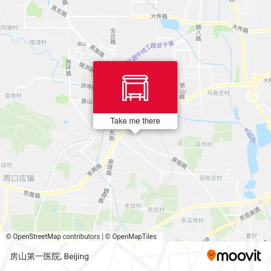房山第一医院 map