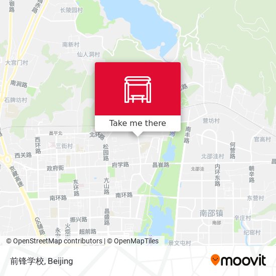 前锋学校 map