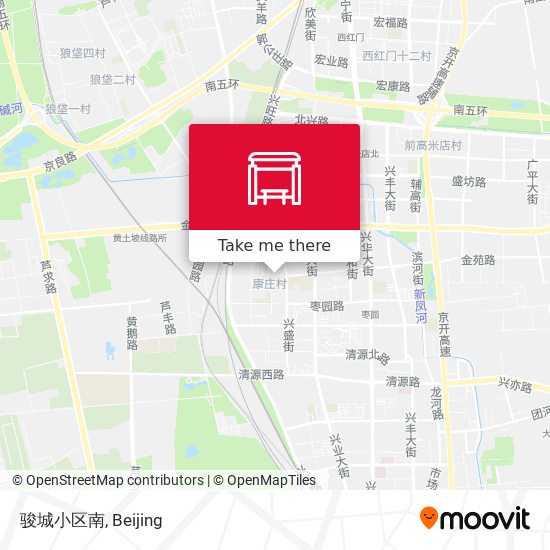 骏城小区南 map