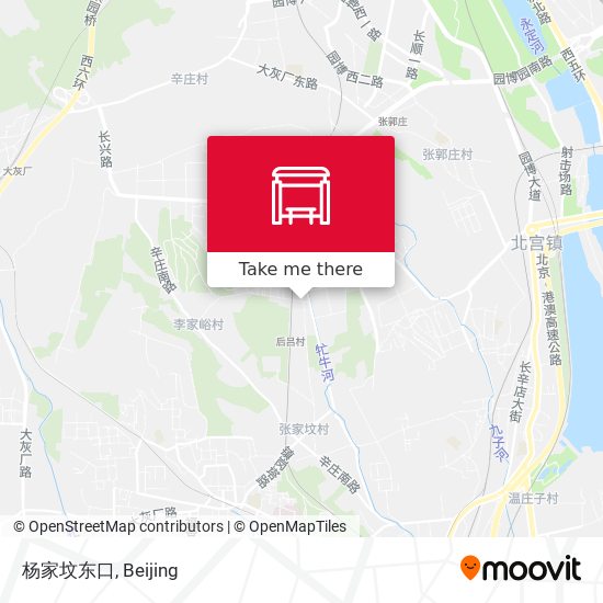 杨家坟东口 map