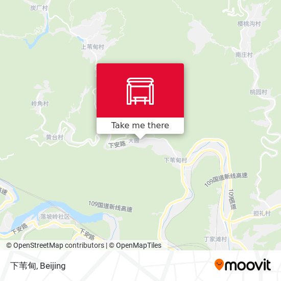 下苇甸 map