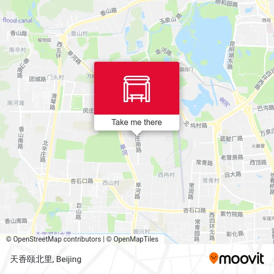 天香颐北里 map