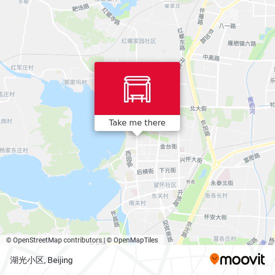 湖光小区 map