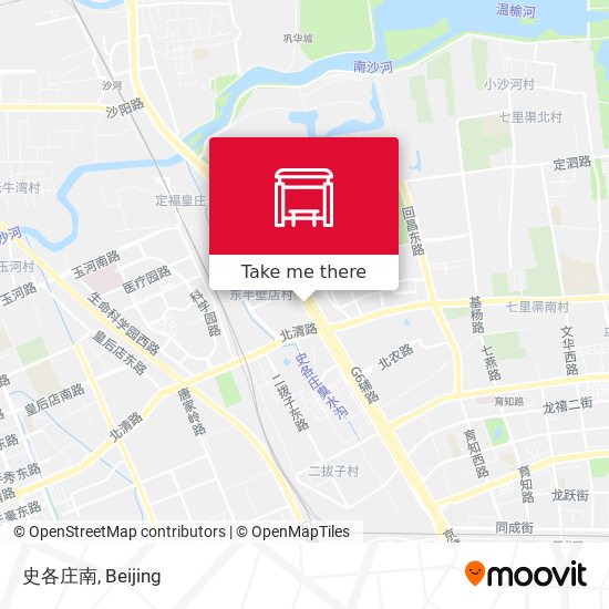 史各庄南 map