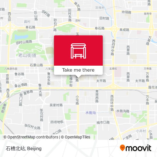 石槽北站 map